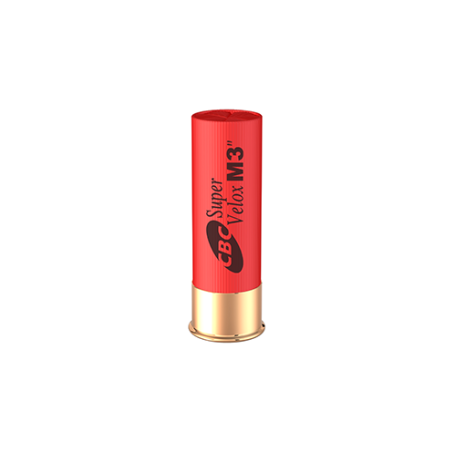 CARTUCHO CBC SUPER VELOX M3″ CALIBRE 12 CÂMARA 76,2MM CHUMBO 3T CARTUCHO CBC SUPER VELOX M3″ CALIBRE 12 CÂMARA 76,2MM CHUMBO 3T